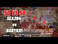 Crusade BIG WAR 50vs50 | SEA204 VS BABYKIM | Chokoleyt Grand General POV LEVEL 61 - NightcrowsGlobal