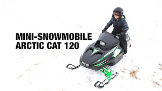 Arctic Cat 120. ZR120 Sno Pro mini snowmobile.