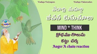 Mind Think ||Telugu || క్రోధము-గొలుసు కట్టు చర్య  || Anger A chain reaction ||2021