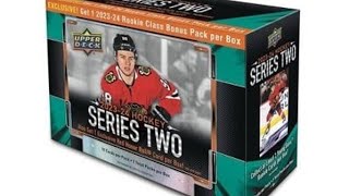 Still Bedard Hunting!! Opening (2) 2023-24 Upper-Deck Series 2 Mega retail hockey card boxes