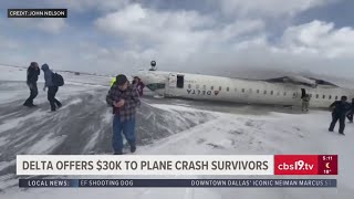 Delta offering $30K each to plane crash survivors