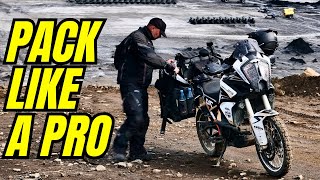 How to PACK LIKE A PRO for Your Next MOTORCYCLE ADVENTURE