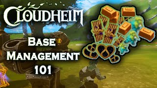 Craft Hearts, make weapons, and get your blins to work - Cloudheim - Base Management