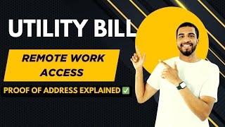 How to Create a Utility Bill for Remote Job Verification (Cloudworkers & More)