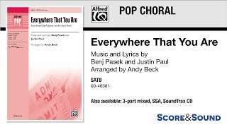 Everywhere That You Are, arr. Andy Beck – Score & Sound