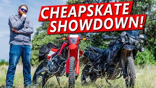 Kawasaki KLR650 vs Honda CRF300L (CHEAPEST Adventure Motorcycle Comparison)