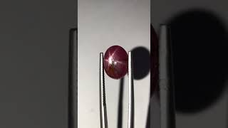 Natural 5.75ct Deep Red Star Ruby Madagascar Star 350rb