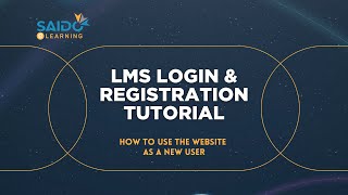 LMS Login & Registration Tutorial | How to Use the Website as a New User
