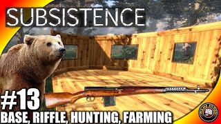 Subsistence Let's Play EP 13 - Rifle, Base Build, Hunting, Farming - Subsistence Gameplay (S2)