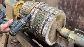 Amazing Manual Wood Turning Techniques   Amazing and Beautiful Skill on Wood Lathe