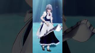 【東方MMD】ウミユリ海底譚｜十六夜咲夜 #Shorts