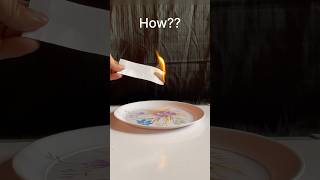 Invisible fire 🔥 #scienceexperiment #chemistry #shortsfeed #shortsvideo #funnyphysicsexperiments