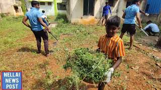 ஆலங்குளம் அரசு மருத்துவமனையில் தூய்மை பணிக்காக களம் இறங்கிய தன்னார்வலர்கள்