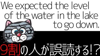 正解「水位が下がるのを予測した」－最後のto不定詞が鍵！その正体と読み方は？