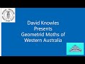 Geometrid Moths of Western Australia presented by David Knowles