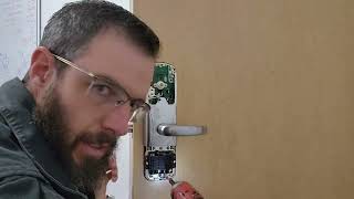 Schlage Allegion AD400 keyless standa lone electronic access control lock installation Wayne Winton