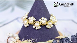 How to make a Cat Claw Shaped Beaded Bracelet【Handmade With PandaHall】