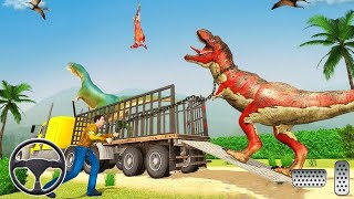 شاحنة نقل دينو غاضبة - نقل حيوانات حديقة الحيوان - محاكي القيادة - العاب سيارات - ألعاب أندرويد