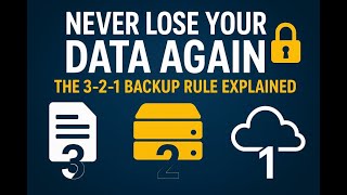 “Avoid Data Loss! 🚨 Learn the 3 2 1 Backup Rule i
