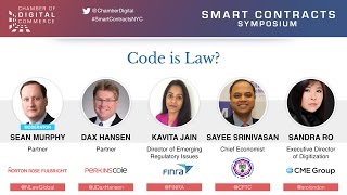 Panel: Code is Law? - Smart Contracts Symposium