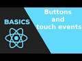 13  Buttons and touch events || Button Styling react native tutorial 2020