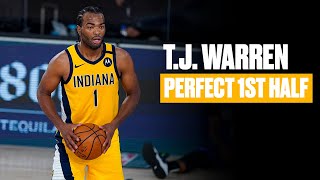 T.J. Warren Doesn't Miss A Shot In First Half vs. Magic