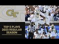 Georgia Tech Yellow Jackets Top 5 Plays Of The 2023 Regular Season