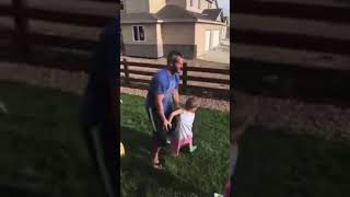 Chris Watts Playing With Bella Cece