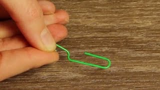 Bend Apart A Paper Clip. 5 Seconds Later... Every Woman Will Love This Trick!