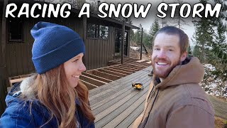 FINISHING OUR GIANT DECK | Building Off-Grid
