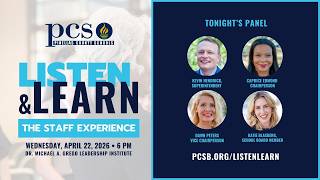 Listen and Learn The Staff Experience