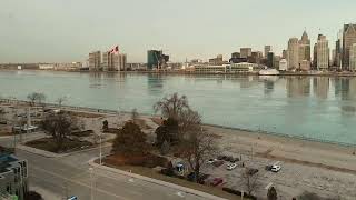 2025.2.4. Overnight | Windsor, Ontario, Canada | Detroit Skyline, Michigan, USA