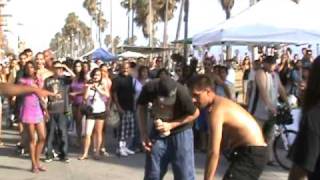 T.K.O. fight at venice beach.