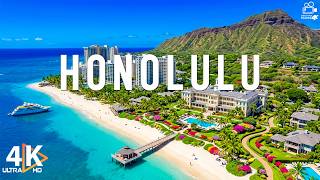 Honolulu Summer 4K 🌊 Tropical Skyline & Pacific Waves – Hawaii’s Coastal Energy | Video 4K UHD