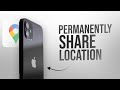 How to Permanently Share Location in Google Maps (tutorial)