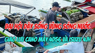 Test Vỏ Cano Tự Do Vùng Sông Nước Máy Mitsubishi 4D56 Và Isuzu 4JH Turbo 0923,5555,97 Tâm| Tâm Vlog