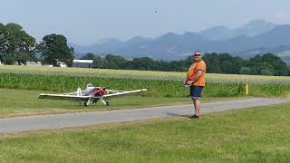 Piper Pawnee / Hangar-9 / 12.  Flug am 18 06 2023