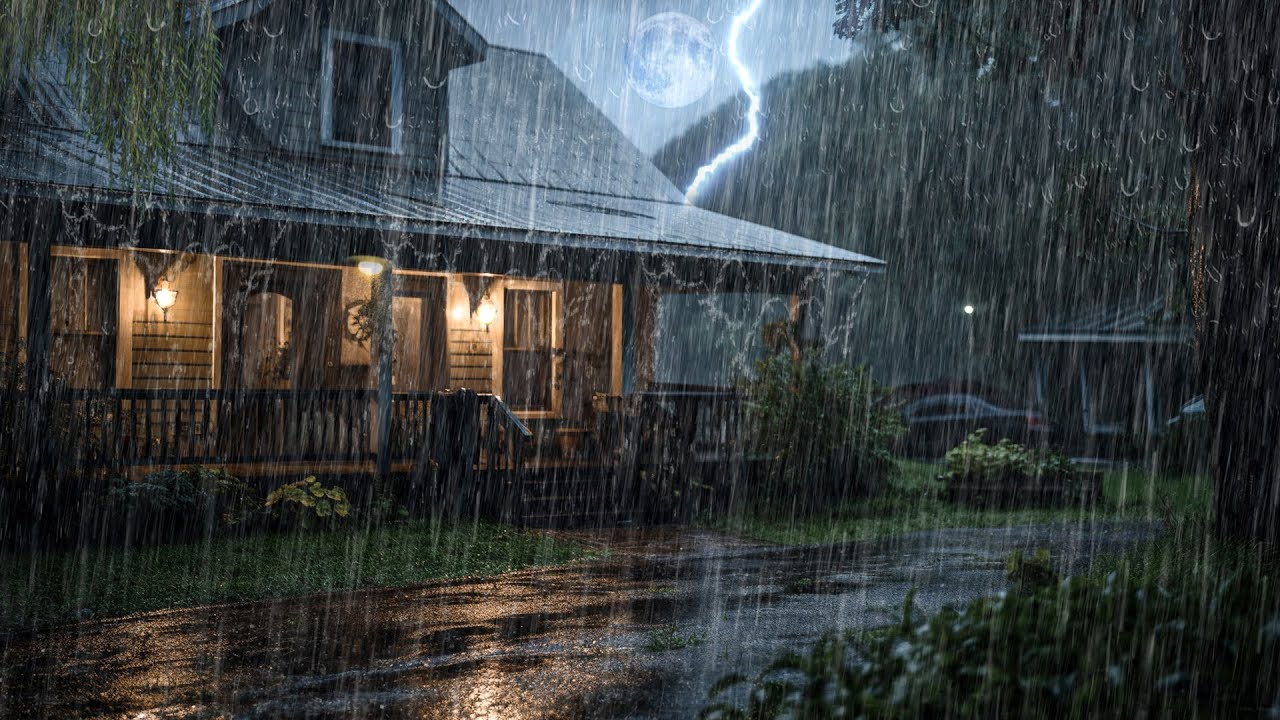 Lluvia Relajante Para Dormir Profundamente, Elimina El Estrés - Lluvia ...