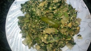 பாலக்கீரை முட்டை பொரியல் - Palak Egg Poriyal in Tamil