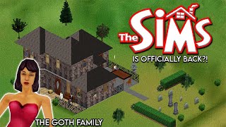 THE SIMS 1 IS REALLY BACK?! 😭 *First Time EVER Playing The Sims* | The Sims: Goth Family