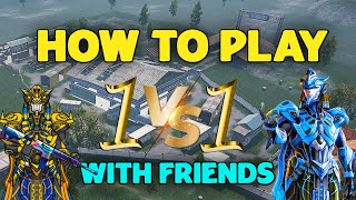 🔥How To Play 1vs1 TDM Match In Battlegrounds Mobile India🔥How To Play TDM 1vs1 In BGMI