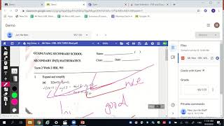 Grading on Google Classroom Using Kami