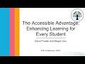 ETE Conf 2025 | The Accessible Advantage: Enhancing Learning for Every Student