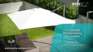 WEBA Sonnenschirme - mehr als Beschattung und Wetterschutz