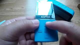 AGPTek A18 Nouvelle version Lecteur MP3 Bluetooth 8Go, Lecteur complet, facile à utiliser