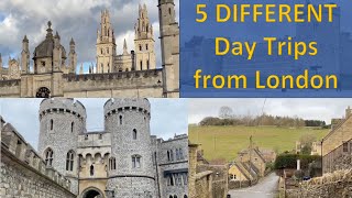 5 DIFFERENT day trips from London