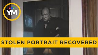 Stolen Winston Churchill Portrait Recovered | Your Morning