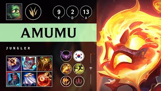 Amumu Jungle vs Karthus - KR Master Patch 25.S1.2