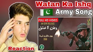 Watan Ka Ishq Ispr Official Song | Sahir Ali Bagga | Pakistani Army Song | Watan ka ishq reaction.