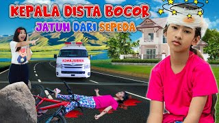 DISTA JATUH SAMPE KEPALANYA BOCOR😱!! TOLONG DARAHNYA BANYAK BANGET😩 #trending #viralvideo